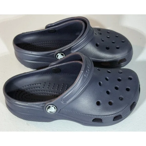 Crocs Classic Clog Cobalt Blue Unisex Slip On Sandals Mens Size 2 Womens Size 4 - Picture 4 of 7